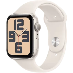 APPLE Watch SE GPS 44mm Starlight Aluminium Case Starlight Sport Band S/M