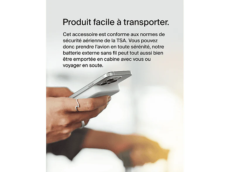 BELKIN Powerbank 8k QI2 MagSafe Compatible avec kickstand Blanc (BPD007BTWH) – Image 4