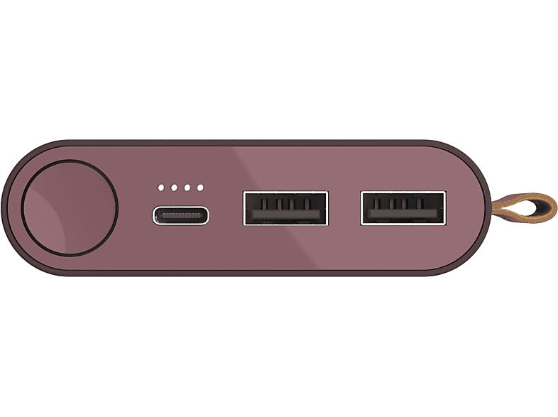 FRESH N REBEL Powerbank 18 000 mAh Deep Mauve (2PB18000DM) Powerbank Mauve – Image 2