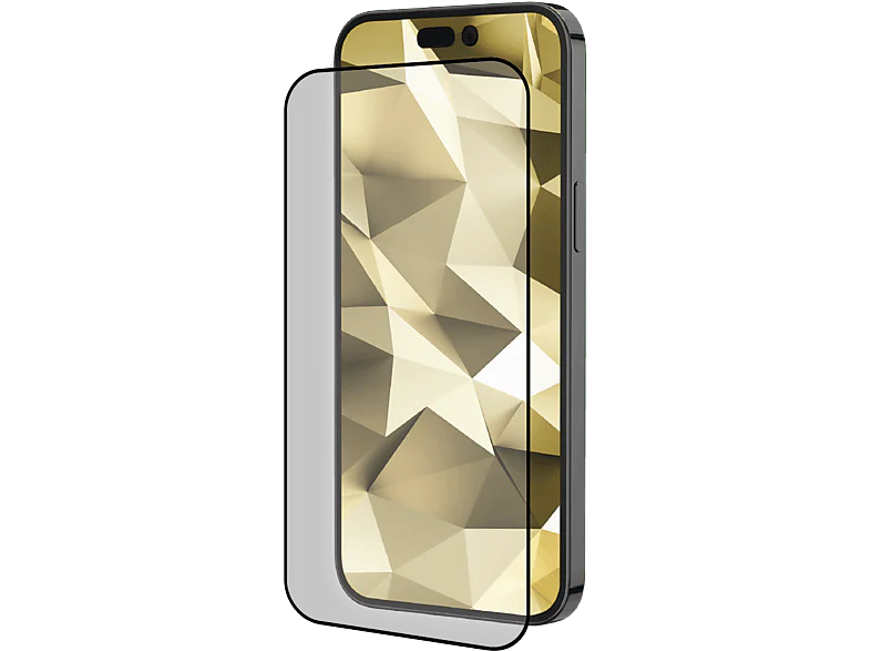 ISY Protection d'écran en verre trempé iPhone 14 Pro Max Noir (IPG 5163-2.5D)